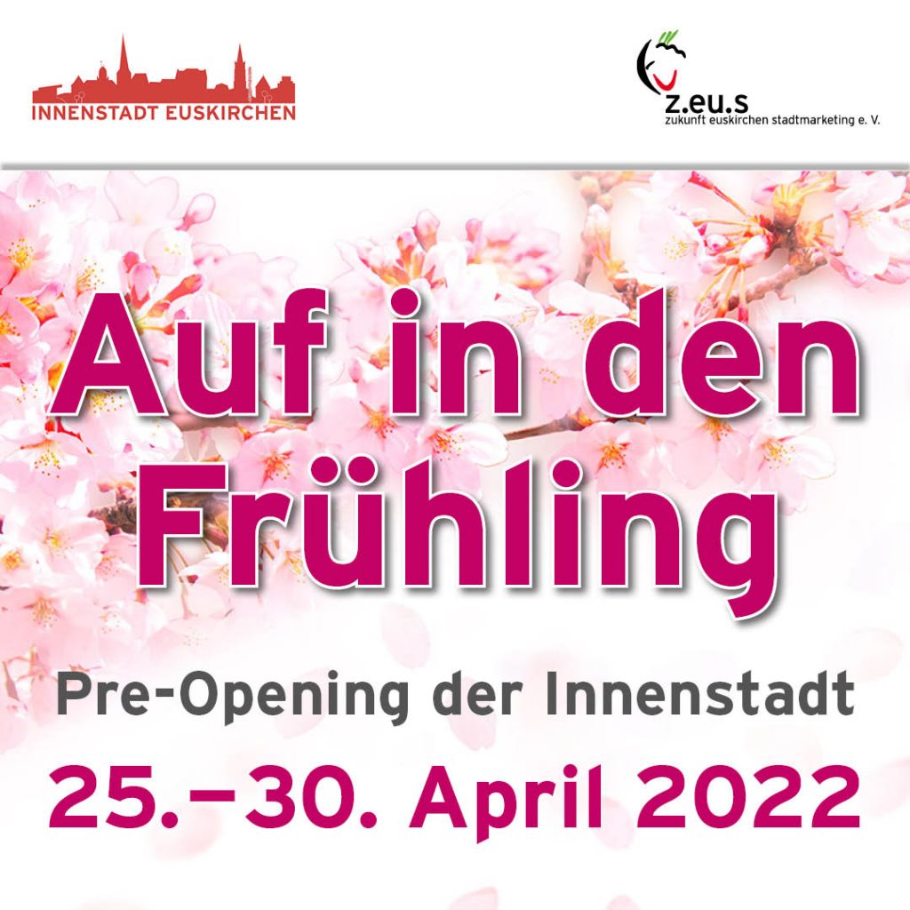 Auf in den Frühling: Pre-Opening der Innenstadt