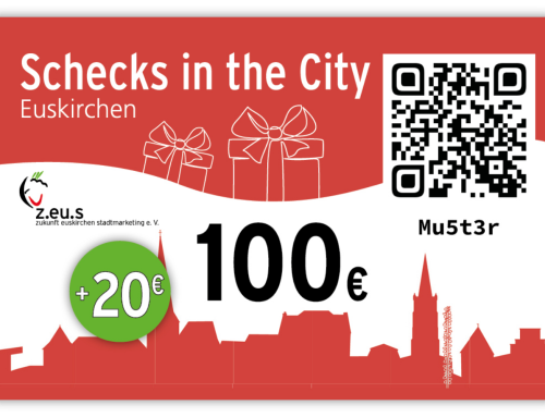 20% Bonusaktion Schecks in the City im Advent